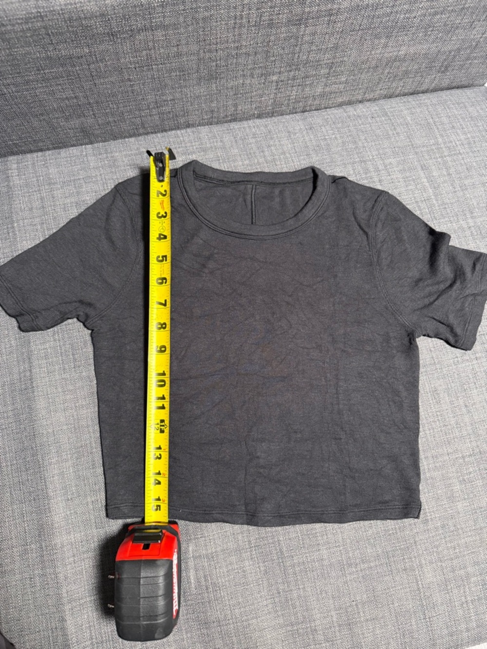 Lululemon Women Black Crewneck Tee - Classic Short Sleeve Top